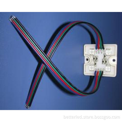 waterproof SMD5050 RGB 4 Led module with high quality